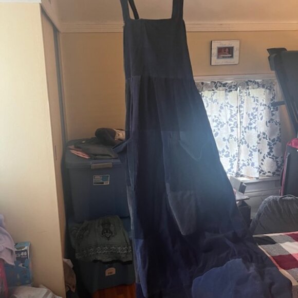 Handmade corduroy women/s adjustable jumper dress. - Picture 1 of 6